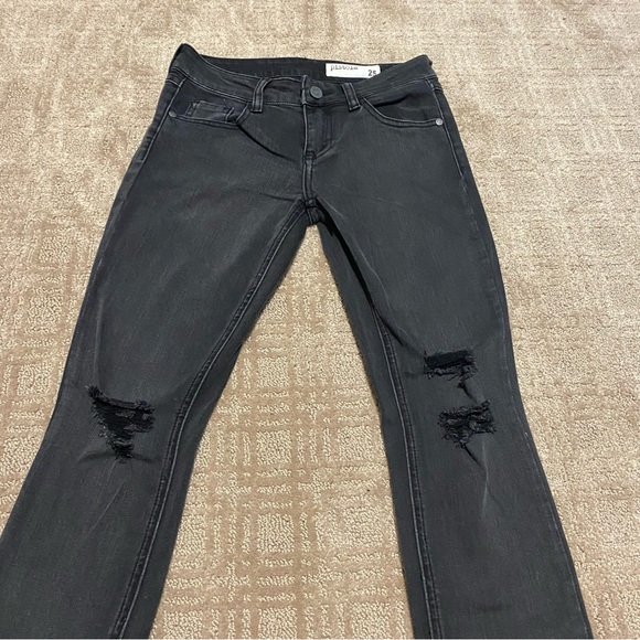 {Pistola Denim} Ripped Jeans With Zipper Detail on Ankle Size 25 - Picture 3 of 16